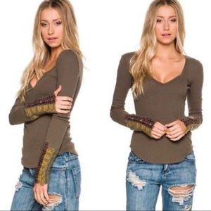 Free People art school cuff thermal